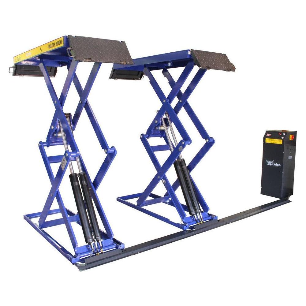 Falco Sollevatori Hebebühne 3000kg 400V Doppel-Scherenbühne 2 getrennte Ölkreisläufe VL7230A - Tools.de TP Profishop GmbH