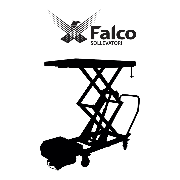 Falco Sollevatori Mobiler Akku Hubtisch 1200kg LT1200E - Tools.de TP Profishop GmbH