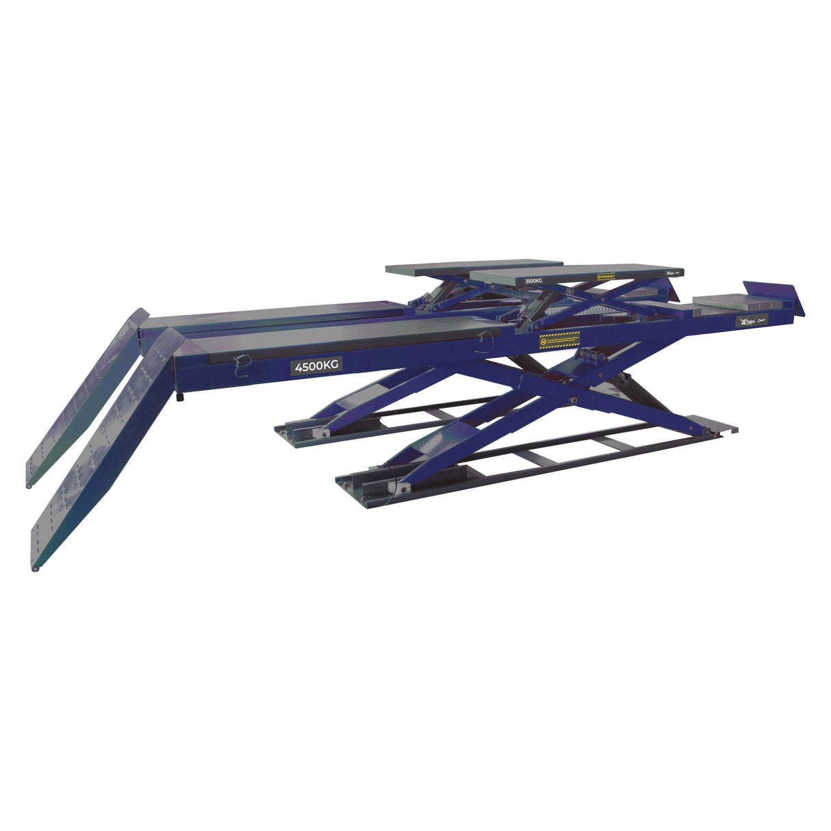 Falco Sollevatori Profi Scherenhebebühne mit integriertem Achsfreiheber / Radfreiheber 4500kg 400V / Hebebühne / hydraulische Scherenhebebühne VL9245ALL - Tools.de TP Profishop GmbH