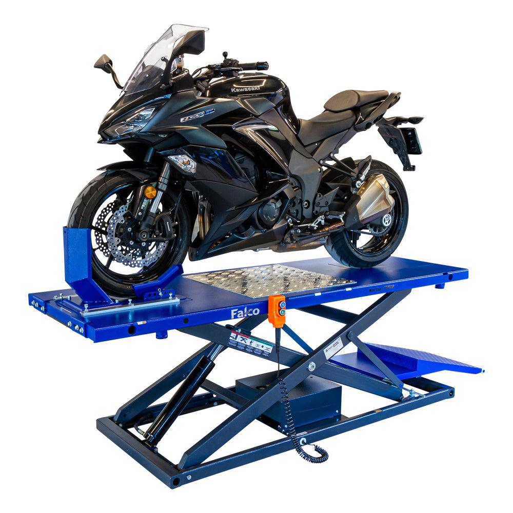 Falco Sollevatori Universal Hebebühne Profi 1000kg Hubtisch - Motorradhebebühne Elektroantrieb / Hebebühne MLP100KE - Tools.de TP Profishop GmbH