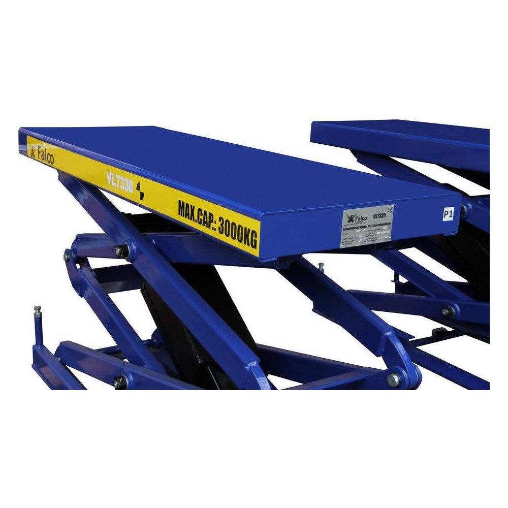 Falco Sollevatori Unterflur Einbau Doppel Scherenhebebühne 3000kg 400V Maximale Hubhöhe von 2030 mm VL7330 - Tools.de TP Profishop GmbH