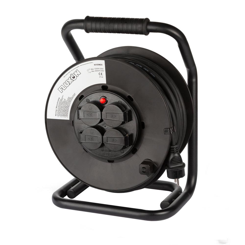 Fluxon 230v Profi Kabeltrommel 30m 3G 2,5mm² - Verlängerungskabel Kabeltrommel - KH30M25 - Tools.de TP Profishop GmbH