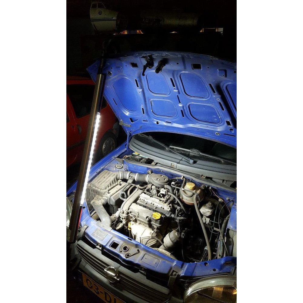 Fluxon Aufladbare Haubenlampe mit Werkstattlampe - ML50LED - Tools.de TP Profishop GmbH