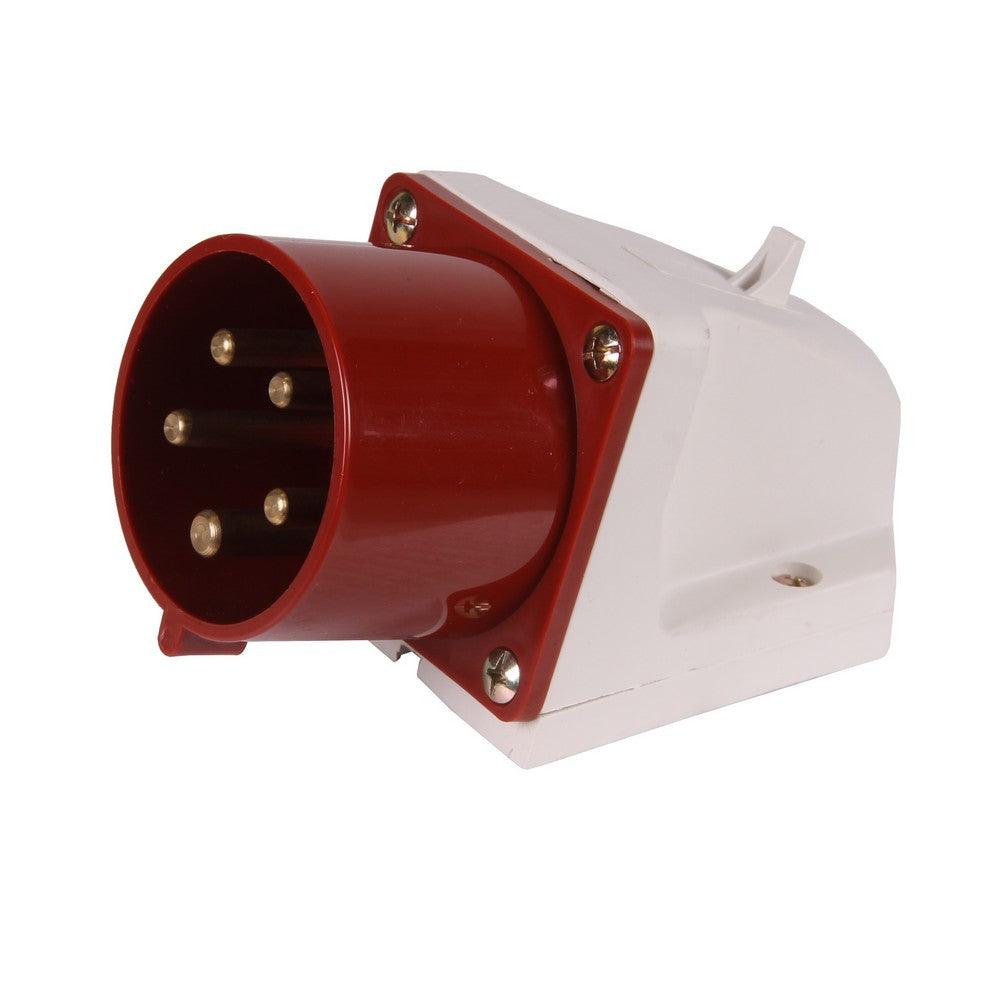 Fluxon CEE Industrieller Wandstecker - 5 polig 32A - Stecker Wand - WMM32A5 - Tools.de TP Profishop GmbH