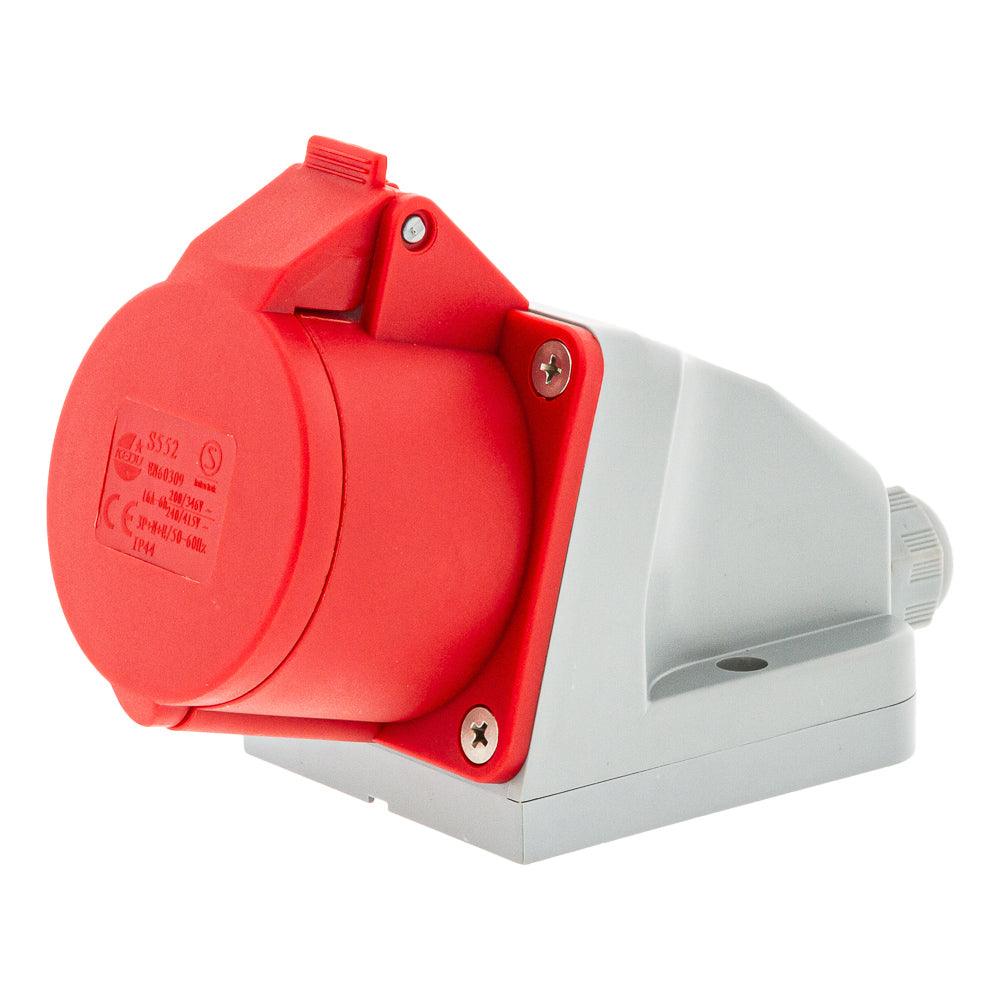 Fluxon CEE Kontaktsteckdose - 5 polig 16A - für industriellen Gebrauch - WMS16A5P - Tools.de TP Profishop GmbH