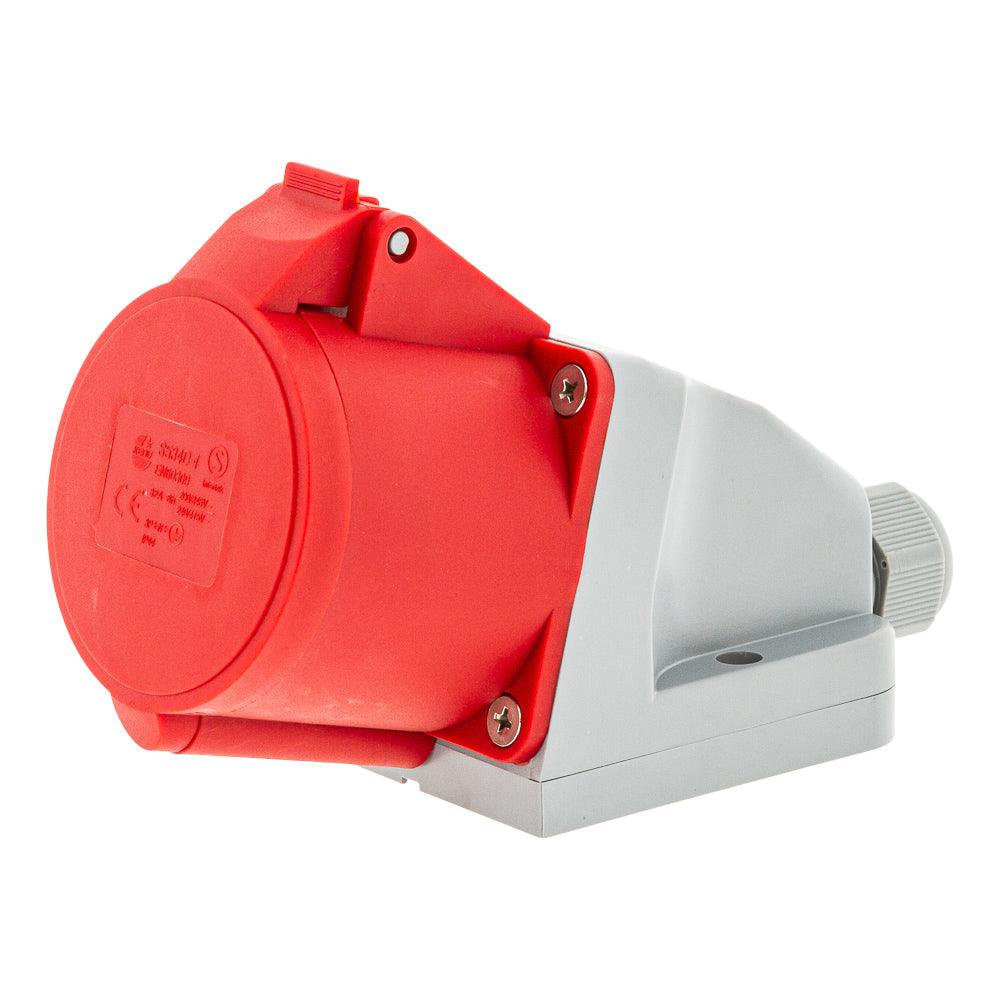 Fluxon CEE Kontaktsteckdose - 5 polig 32A - für industriellen Gebrauch - WMS32A5P - Tools.de TP Profishop GmbH