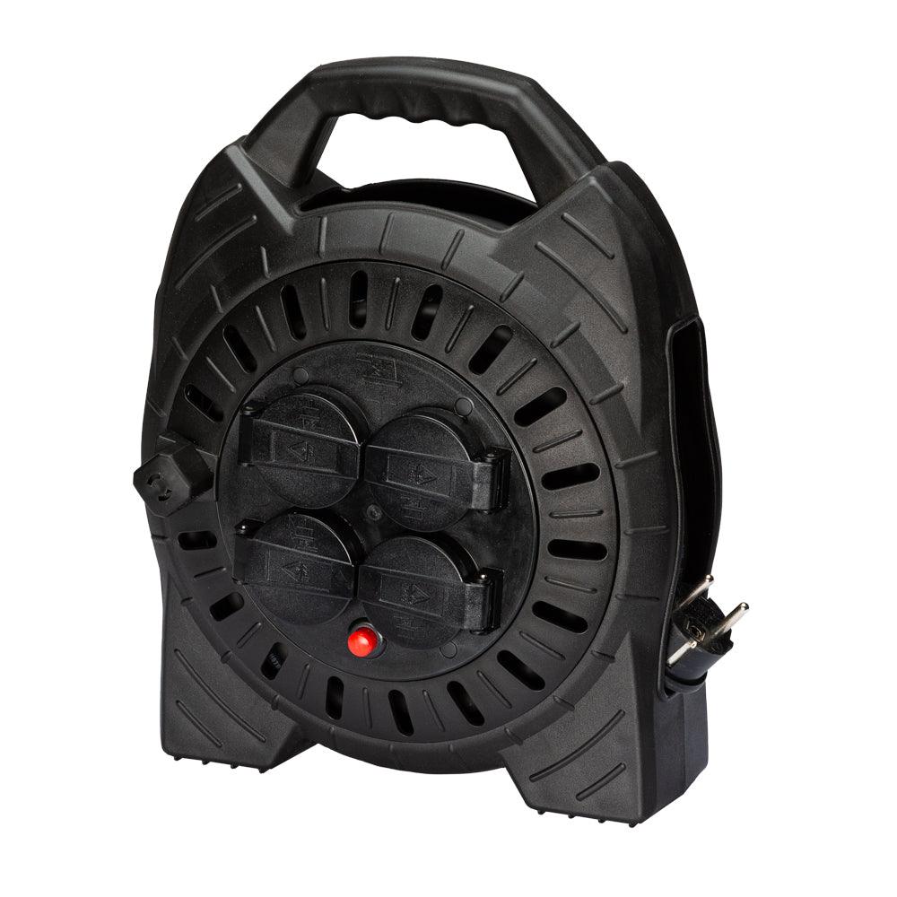 Fluxon Kabeltrommel 10m 3G 1,5mm² Verlängerungskabel Kabelrolle - KH10M15 - Tools.de TP Profishop GmbH