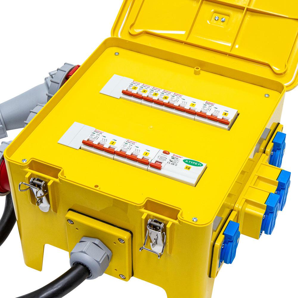 Fluxon Stromverteiler 63A Stromkasten Verteilerkasten - VD863AB - Tools.de TP Profishop GmbH