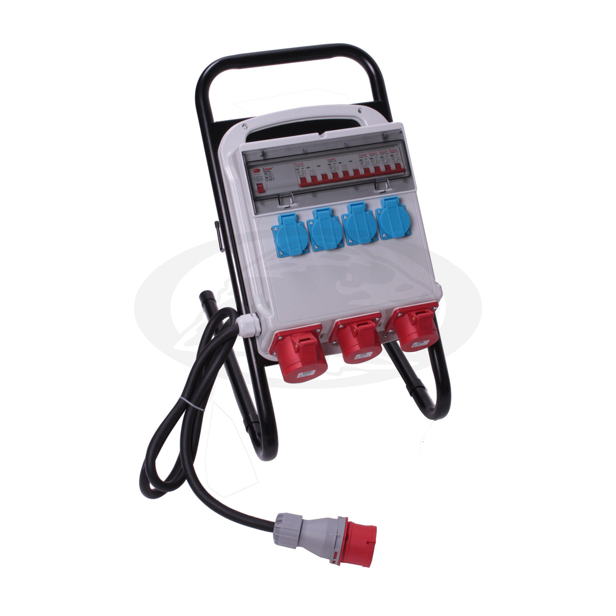 Fluxon Stromverteiler mit Standard 32A 230V 415V Stromkasten Verteilerkasten - VD732AS - Tools.de TP Profishop GmbH