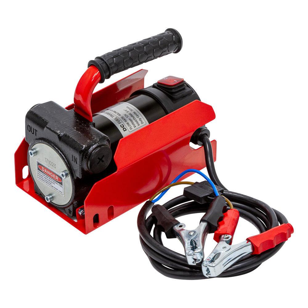 FUELWORKS Dieselpumpe 24V Dieselpumpe - 40 LPM, 13amp, IP55, mit 2m Kabel und Krokodilklemmen - DP40V24 - Tools.de TP Profishop GmbH