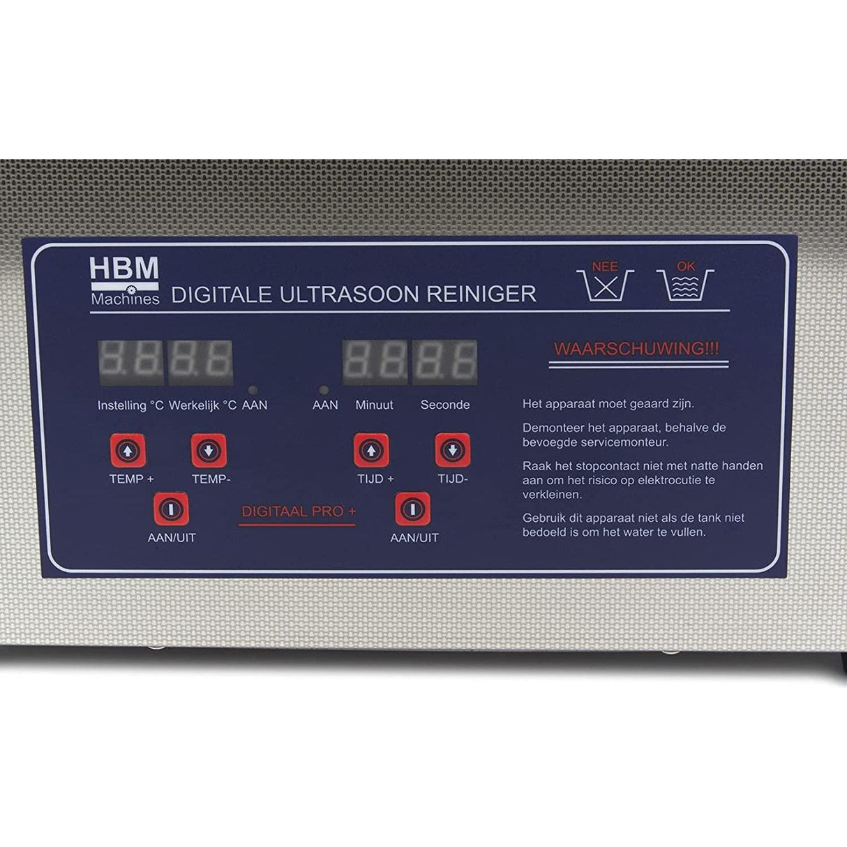 HBM 10L Profi Digital Edelstahl Ultraschallreinigungsgerät Ultraschallreiniger - 10214 - Tools.de TP Profishop GmbH