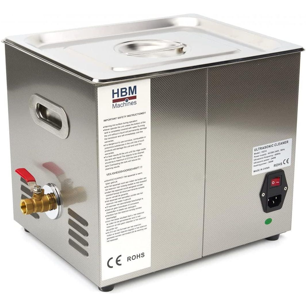 HBM 10L Profi Digital Edelstahl Ultraschallreinigungsgerät Ultraschallreiniger - 10214 - Tools.de TP Profishop GmbH