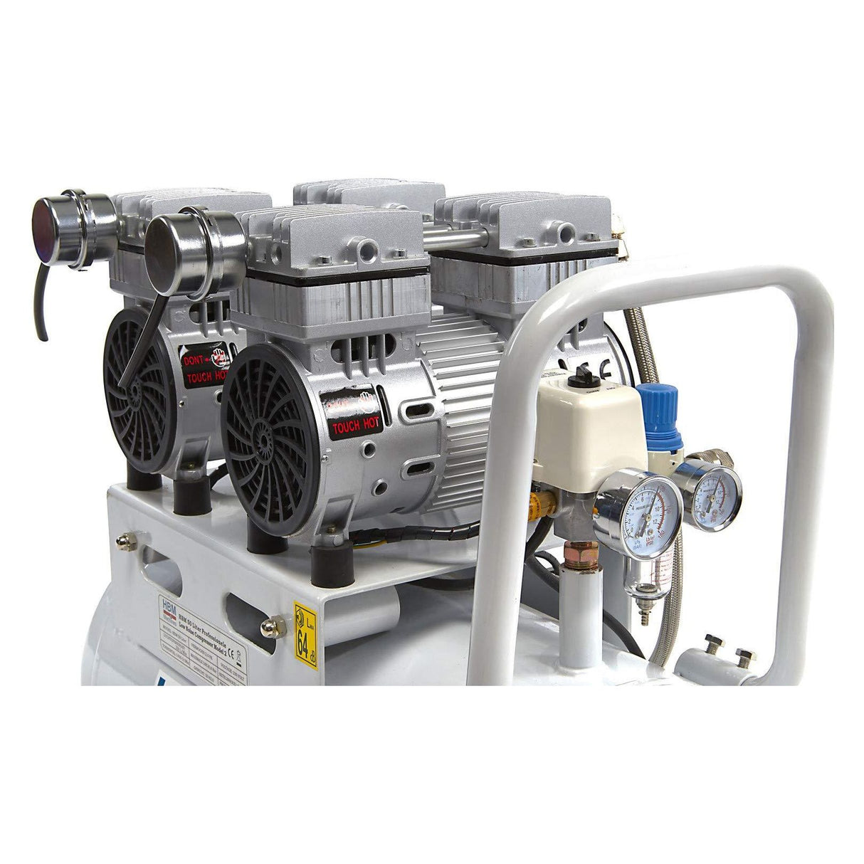 HBM 1500W 2 PS Silent ölfreier Kompressor 50 Liter - Leise Kompressoren, Flüsterkompressor - 6290 - Tools.de TP Profishop GmbH