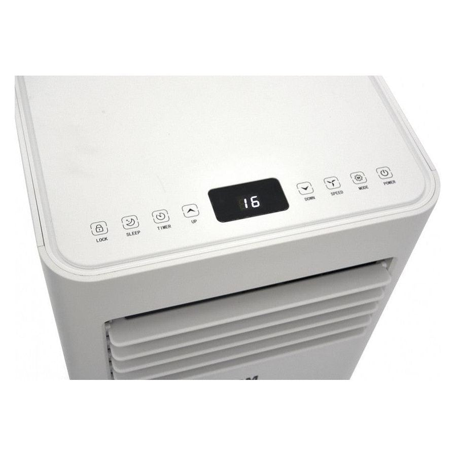 HBM Mobiles Kompaktklimagerät - 2050 Watt, Effiziente Kühlung für bis zu 27 m² Räume - Tools.de TP Profishop GmbH