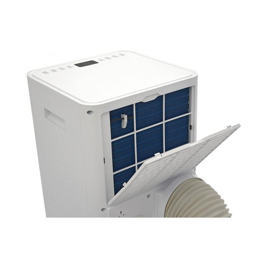 HBM Mobiles Kompaktklimagerät - 2050 Watt, Effiziente Kühlung für bis zu 27 m² Räume - Tools.de TP Profishop GmbH