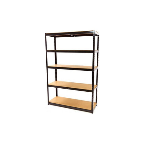 HBM Professionelles Regal/Garagenregal 5 x 275 kg - Robustes Garagen Regal, Wandregal für Werkstatt und Lagerung - Tools.de TP Profishop GmbH