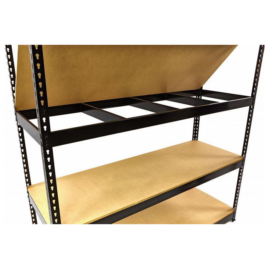 HBM Professionelles Werkstattregal - 4 Ebenen, 400 kg Gesamttragkraft, Schraubenlose Montage, 180 x 60 x 180 cm - Tools.de TP Profishop GmbH