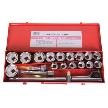 JMC Steckschlüssel Satz 21 Stück SAE SW21IN - Tools.de TP Profishop GmbH
