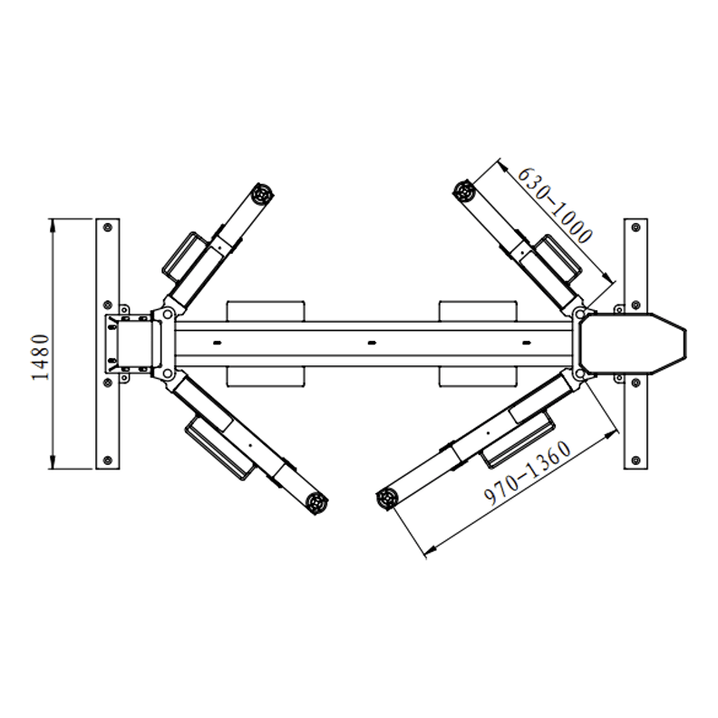 KROFtools 2-Säulen-Hebebühne Spindel 3,2 t - 400 V Typ-H 1 Motor - 3200kg - Hebebühne Modell 9845 - Tools.de TP Profishop GmbH