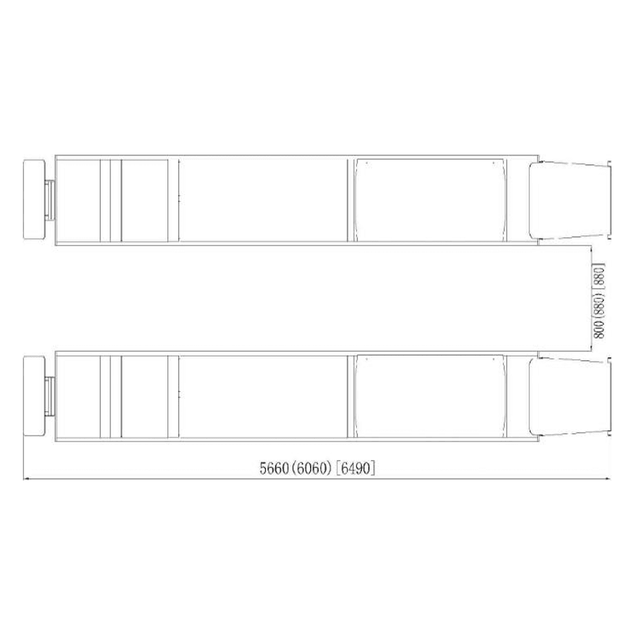 KROFtools 3.5t Profi Scherenhebebühne mit integriertem Achsfreiheber, LED Beleuchtung / Radfreiheber / 3500kg 400V Hebebühne / hydraulische Scherenhebebühne Modell 9832 - Tools.de TP Profishop GmbH