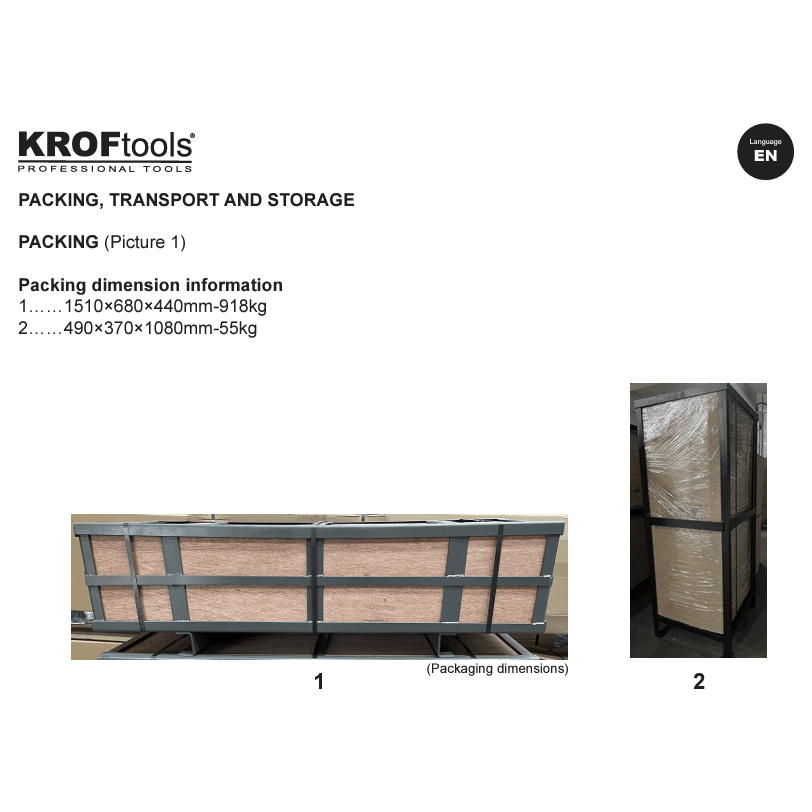 KROFtools 3T Doppel Scherenhebebühne mit großer Hubhöhe für PKW und Kleintransporter - 400V - Modell 9815 - Tools.de TP Profishop GmbH