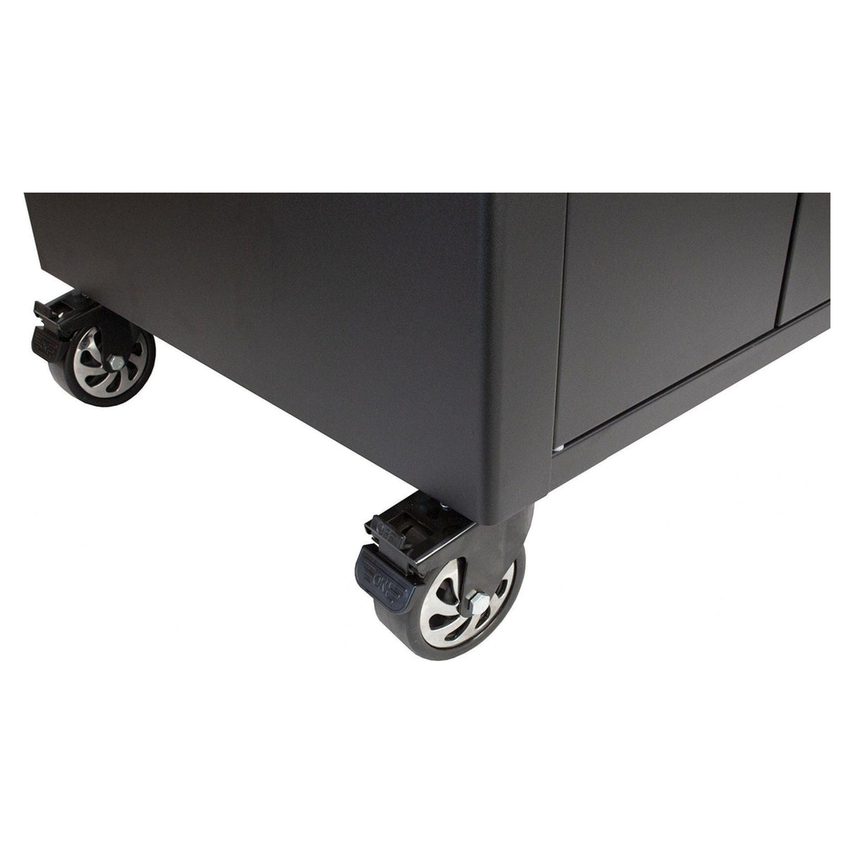 KROFtools Profi fahrbare Werkbank mit Schubladen, 10 Schubladen, 1 Flügeltür, Werkbank mit kleine Lochwand, Werkstattausrüstung Tools.de - Werktisch Montagewerkbank Werkstatttisch - kugelgelagerten Schubladen - Tools.de TP Profishop GmbH