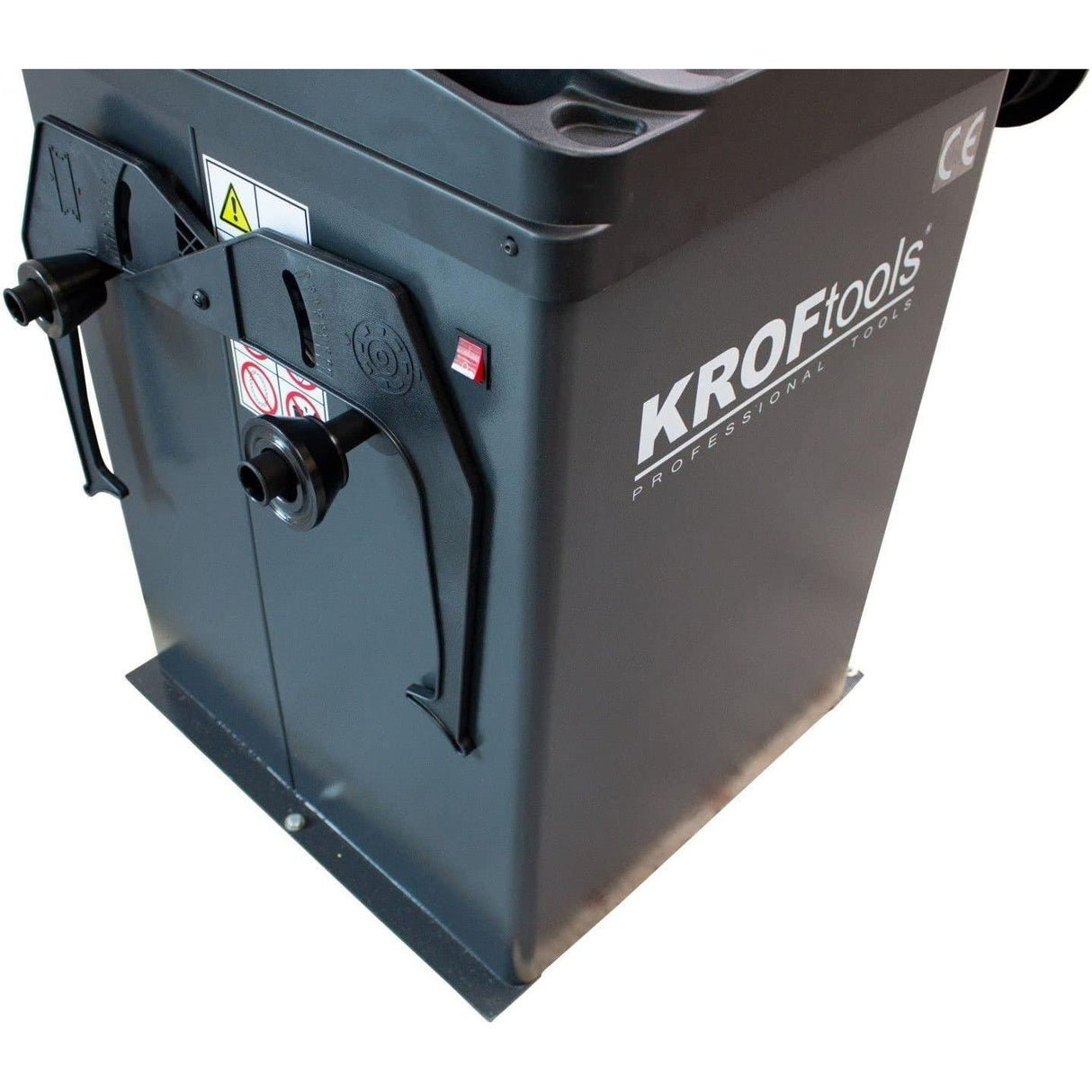 KROFtools Reifenmontiergerät Set, Reifenwechsel-KIT, halbautomatische Reifenmontiermaschine Set mit festem Arm, 220V, Abdrückkraft: 2700kg + halbautomatische Radauswuchtmaschine 10"-24" - Tools.de TP Profishop GmbH