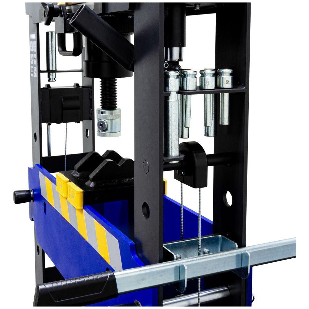 MAMMUTH 20 tonnen Presse, Hydraulik-Presse 20t Werkstattpresse Industriepresse manuell + 8 Druckstücke SP30HAM - Tools.de TP Profishop GmbH