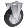 MAMMUTH Bockrolle 230kg 200 x 30mm Gummi Ersatzrad Ersatzrolle Rolle WE200RF - Tools.de TP Profishop GmbH