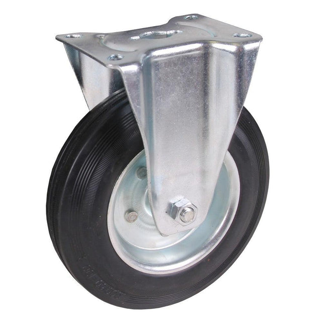 MAMMUTH Bockrolle 230kg 200 x 30mm Gummi Ersatzrad Ersatzrolle Rolle WE200RF - Tools.de TP Profishop GmbH