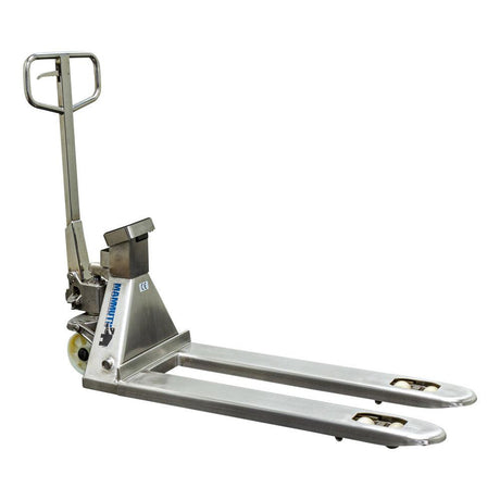 MAMMUTH Gabelhubwagen mit Waage Edelstahl 2500kg 115cm Hubwagen PT25SS - Tools.de TP Profishop GmbH