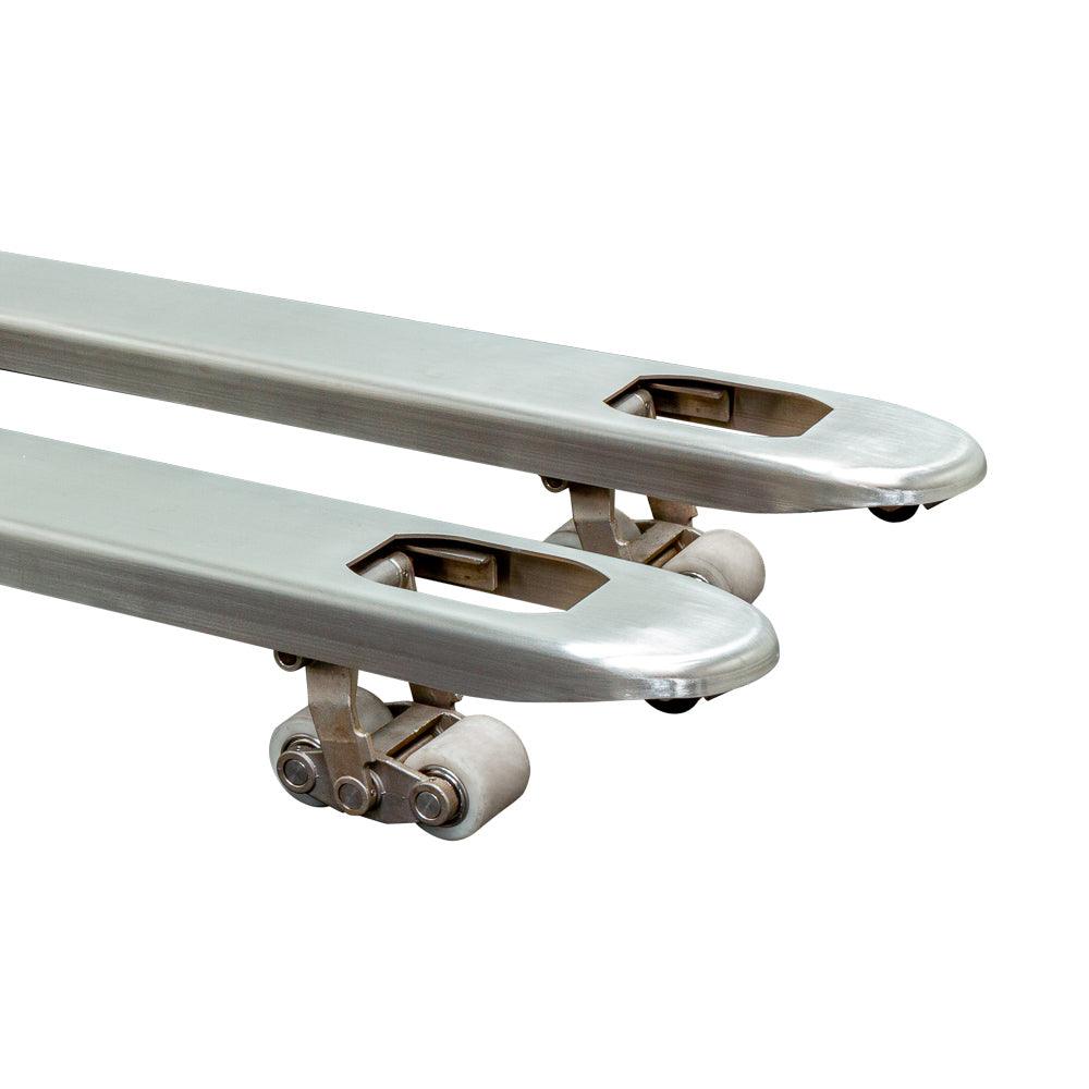 MAMMUTH Gabelhubwagen mit Waage Edelstahl 2500kg 115cm Hubwagen PT25SS - Tools.de TP Profishop GmbH