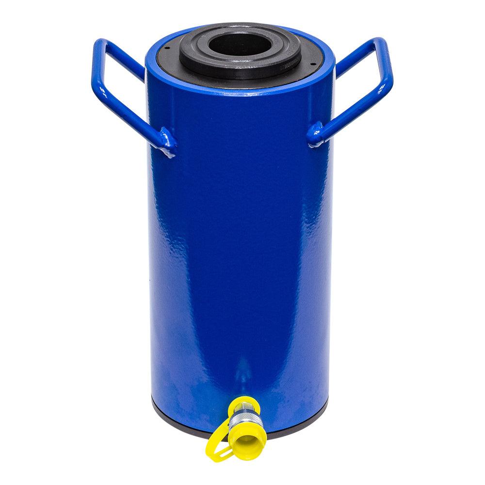 MAMMUTH Hydraulik-Hohlkolbenzylinder, Hohlzylinder 60 Tonnen Hydraulisch Schlag Hub 150mm MHC60150 - Tools.de TP Profishop GmbH