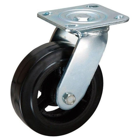 MAMMUTH Lenkrolle 270kg 200 x 50mm Gummi Ersatzrad Ersatzrolle Rolle WH200RS - Tools.de TP Profishop GmbH