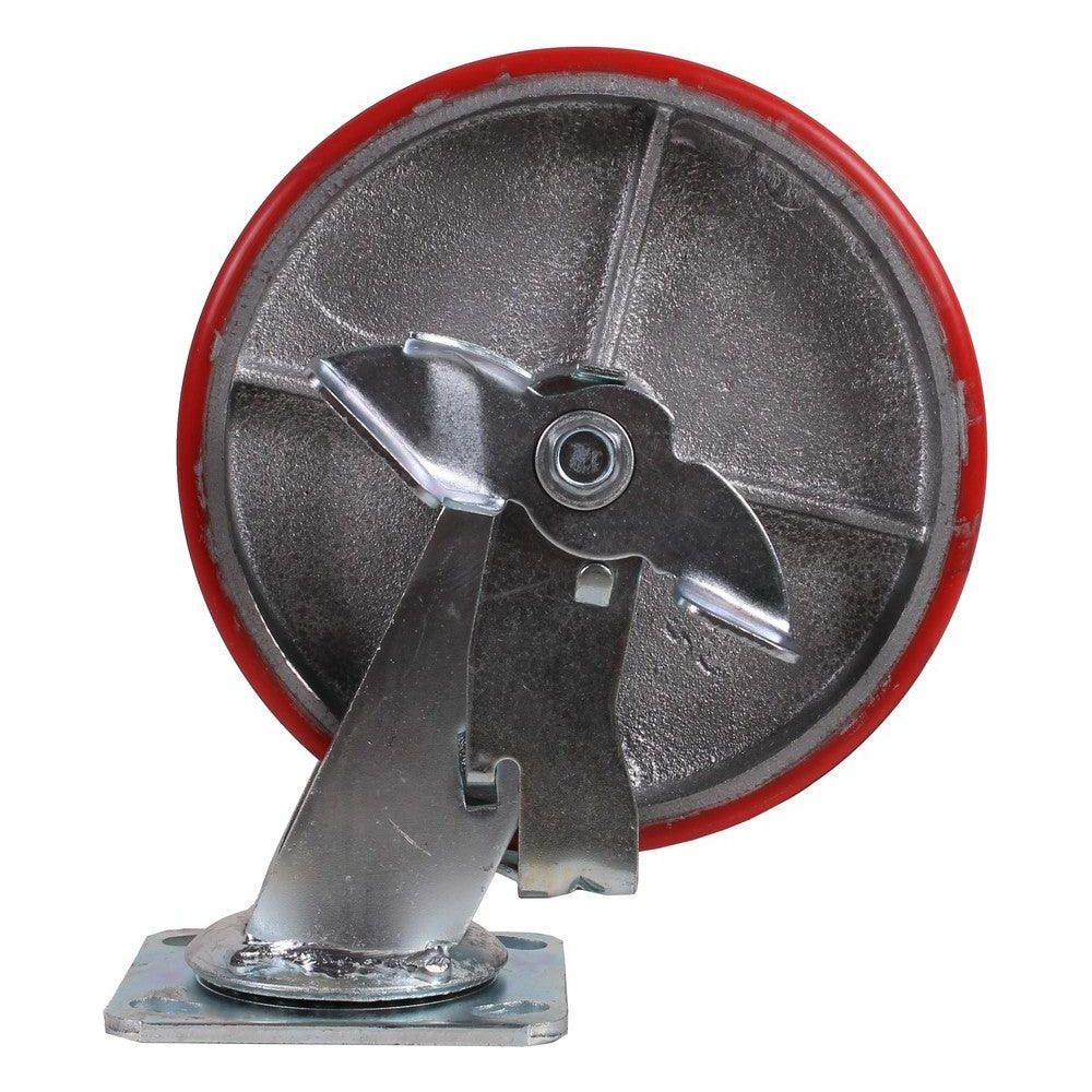 MAMMUTH Lenkrolle mit Bremse 200 x 50mm PU Ersatzrolle Ersatzrad Rad Rolle WH200PSB - Tools.de TP Profishop GmbH