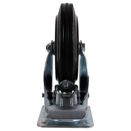 MAMMUTH Lenkrolle mit Bremse 230kg 200 x 30mm Gummi Ersatzrad Ersatzrolle Rolle WE200RSDB - Tools.de TP Profishop GmbH
