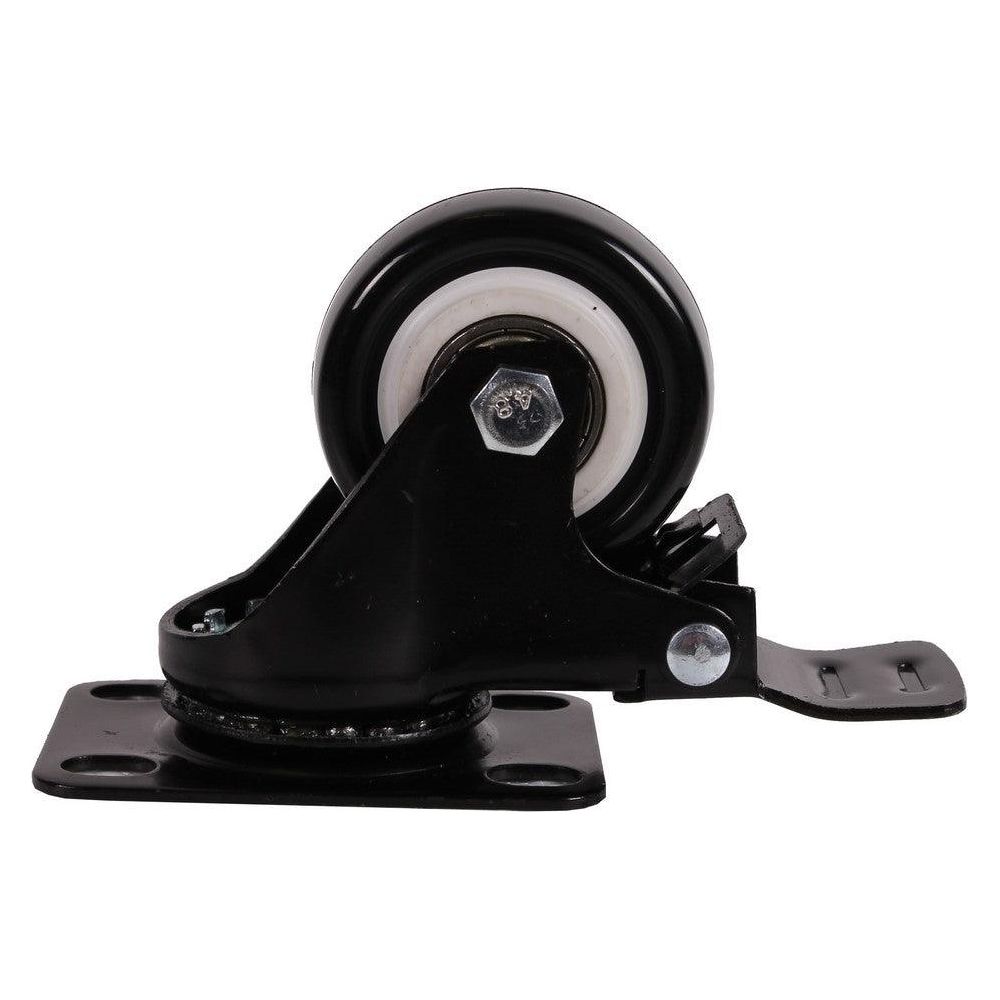 MAMMUTH Lenkrolle mit Bremse 45kg 50 x 25mm PU Ersatzrolle Ersatzrad Rolle Rad W050PSDB - Tools.de TP Profishop GmbH