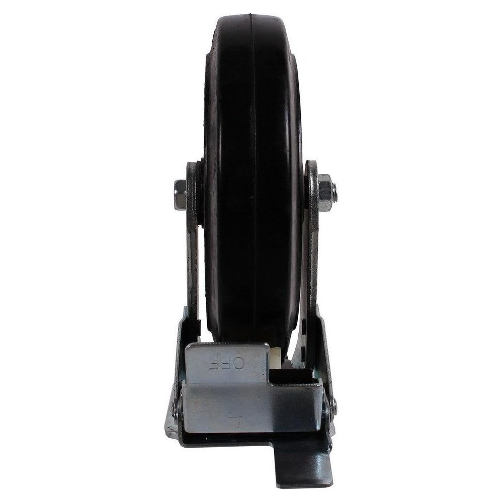 MAMMUTH Lenkrolle mit Doppelbremse 270kg 200 x 50mm Gummi Ersatzrad Ersatzrolle Rolle WH200RSDB - Tools.de TP Profishop GmbH