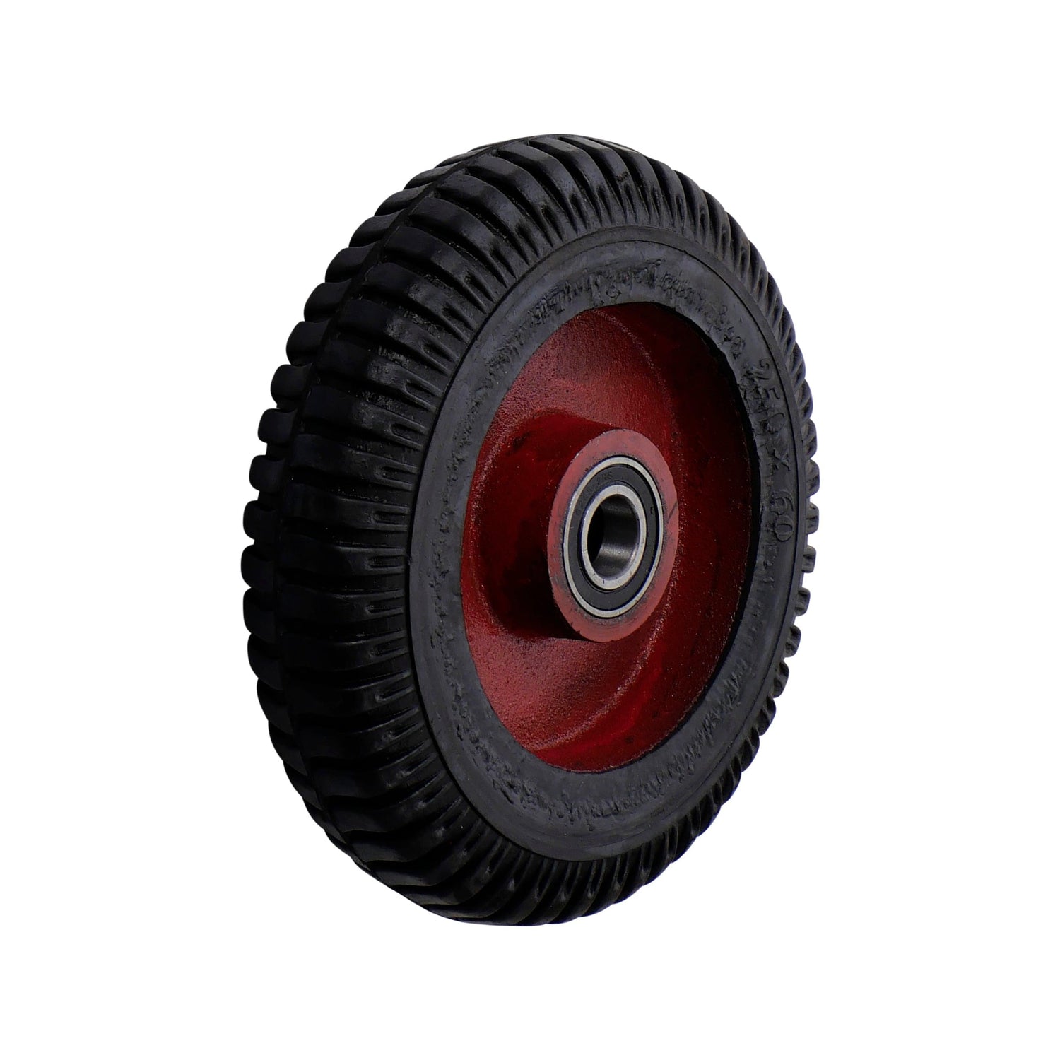 MAMMUTH Loses Rad 450kg 255 x 60mm Massiv Gummi Schwerlastrolle Rolle Ersatzrolle WWF45 - Tools.de TP Profishop GmbH