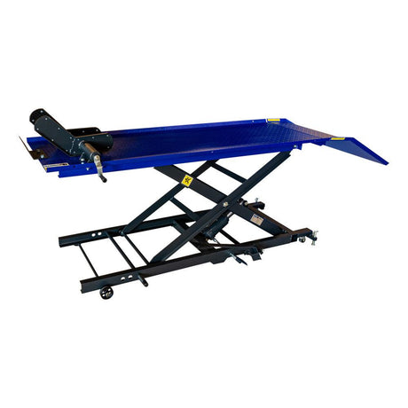MAMMUTH Motorradhebebühne Kreuz 450kg Hydraulisch mit Fußpumpe ML45KH - Tools.de TP Profishop GmbH