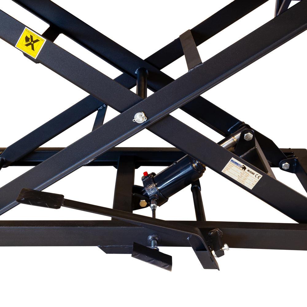 MAMMUTH Motorradhebebühne Kreuz 450kg Hydraulisch mit Fußpumpe ML45KH - Tools.de TP Profishop GmbH