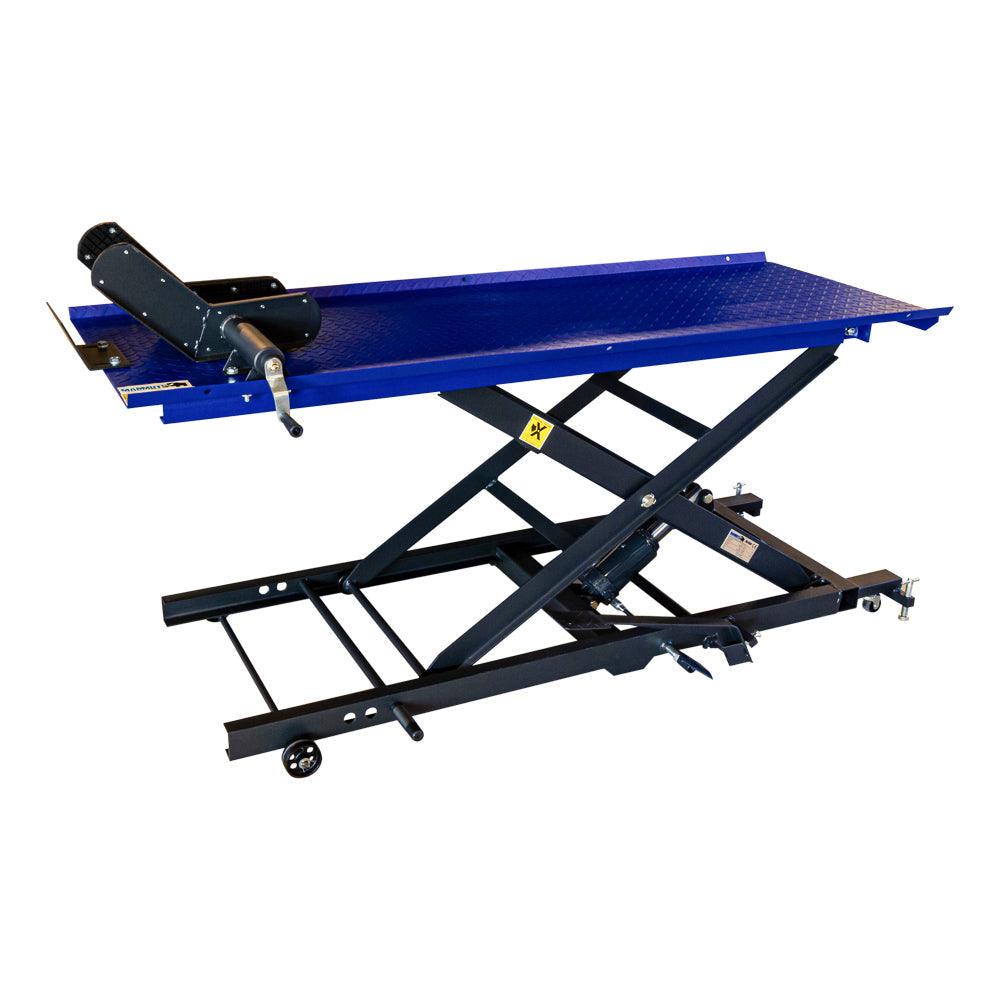 MAMMUTH Motorradhebebühne Kreuz 450kg Hydraulisch mit Fußpumpe ML45KH - Tools.de TP Profishop GmbH