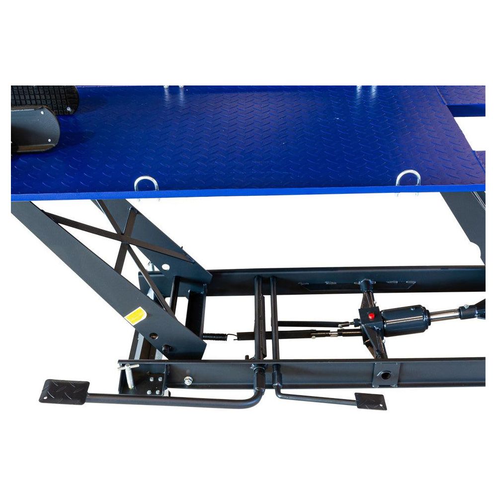 MAMMUTH Motorradhebebühne Parallel 450kg Hydraulisch mit Fußpedal ML45PH - Plattformgröße = 2200 x 680 mm - Tools.de TP Profishop GmbH