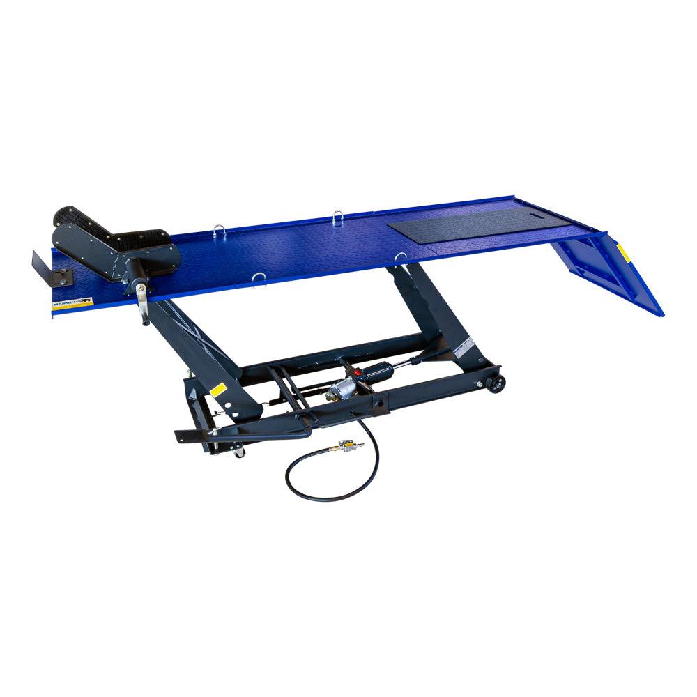 MAMMUTH Motorradhebebühne Parallel 450kg Hydraulisch und Pneumatisch mit Fußpedal ML45PA - Tools.de TP Profishop GmbH