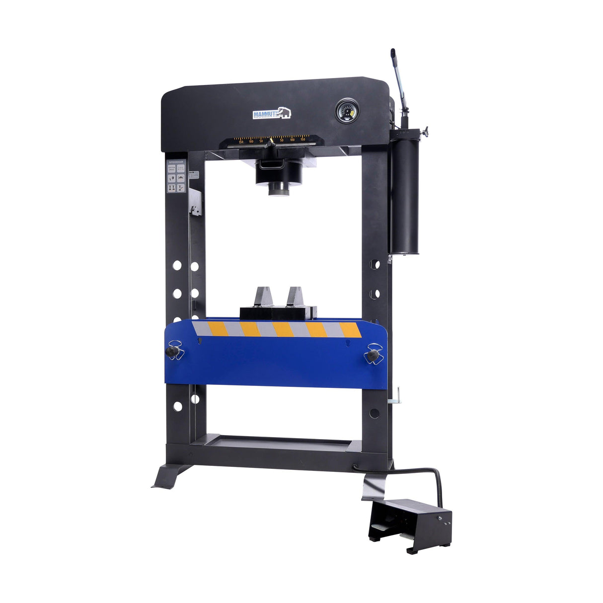 MAMMUTH Werkstattpresse 100 Tonnen Hydraulikpresse mit Fußpedal 100t SP100XHAM - Tools.de TP Profishop GmbH