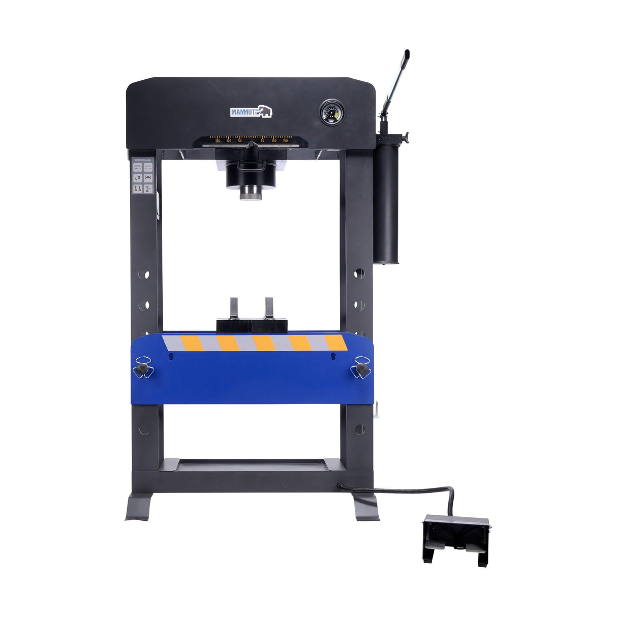 MAMMUTH Werkstattpresse 100 Tonnen Hydraulikpresse mit Fußpedal 100t SP100XHAM - Tools.de TP Profishop GmbH