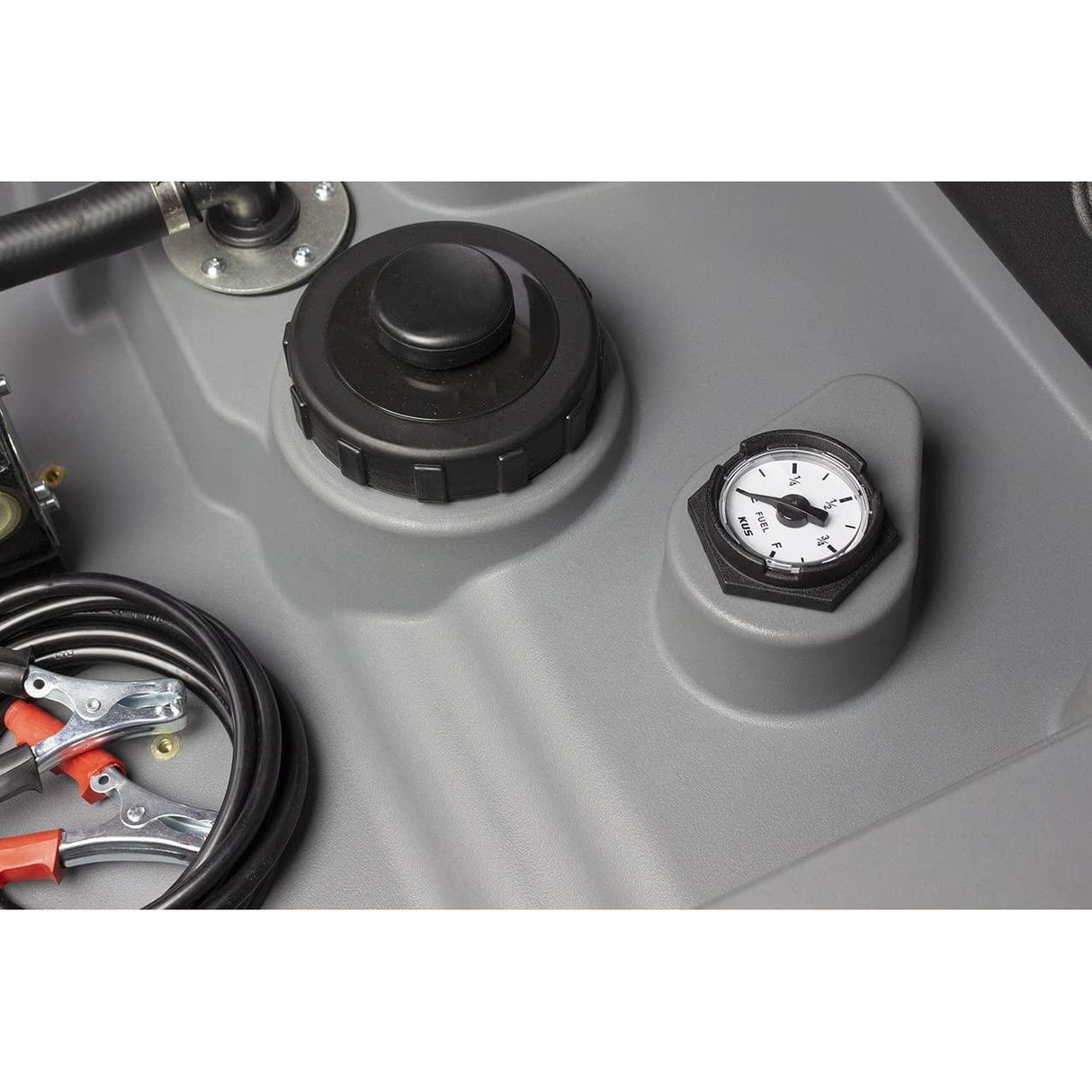 Mobile Tankstelle Diesel 400l, Transporttank 400 Liter - Dieseltank - Mobile Tankanlage, Tankstelle Tankanlage Diesel mit 12V Pumpe (Kabel 4m) und Zapfpistole mit 4m Schlauch - Tools.de TP Profishop GmbH