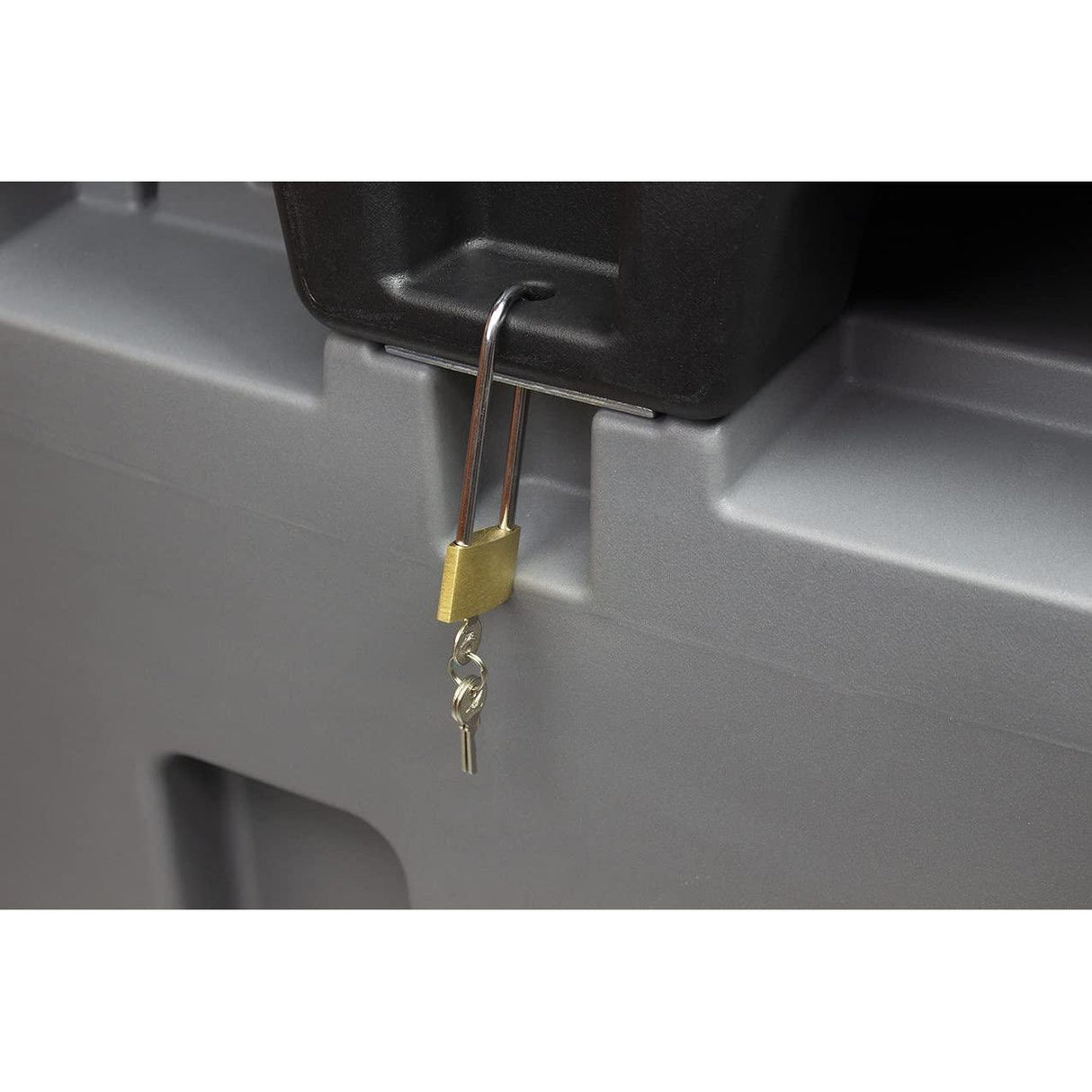 Mobile Tankstelle Diesel 400l, Transporttank 400 Liter - Dieseltank - Mobile Tankanlage, Tankstelle Tankanlage Diesel mit 12V Pumpe (Kabel 4m) und Zapfpistole mit 4m Schlauch - Tools.de TP Profishop GmbH