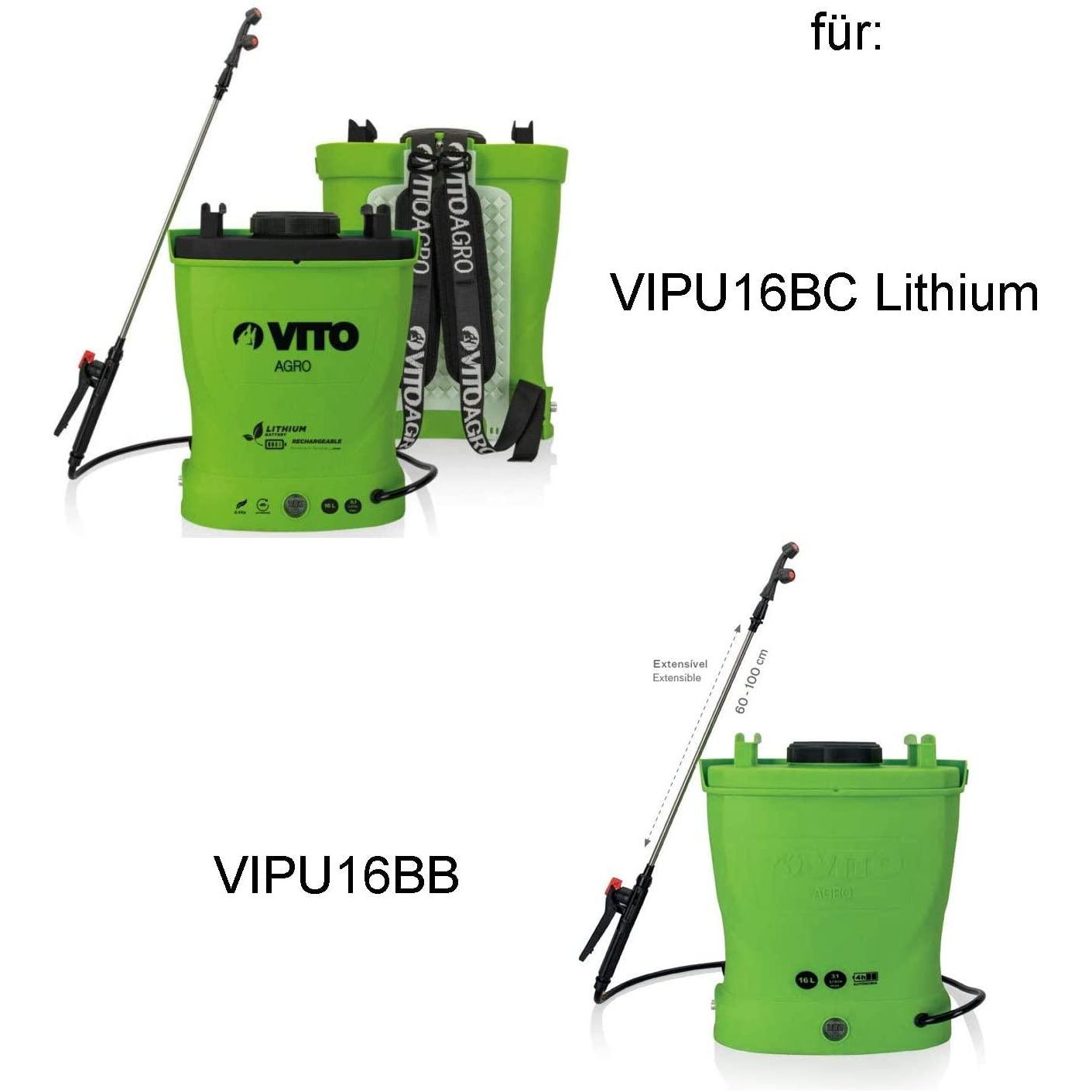 Schlauch für Akku Drucksprüher VIPU16BB und VIPU16BC VITO - Tools.de TP Profishop GmbH