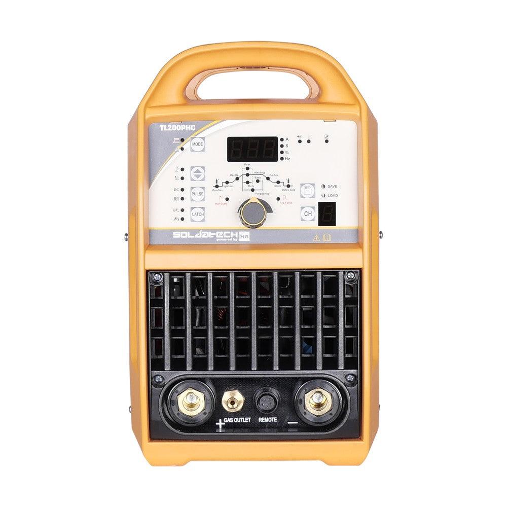 Soldatech IGBT WIG-Schweißgerät 200A torch-control MMA-Schweißinverter 200A / WIG-DC-Inverter / Schweißgerät / Schweißgerät TL200PHG - Tools.de TP Profishop GmbH